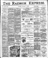Radnor Express Thursday 01 November 1906 Page 1