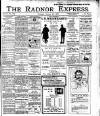 Radnor Express Thursday 20 January 1910 Page 1