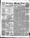 Strabane Weekly News Saturday 09 January 1909 Page 1