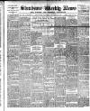 Strabane Weekly News Saturday 25 October 1913 Page 1
