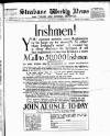 Strabane Weekly News Saturday 06 November 1915 Page 1