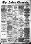 Birmingham & Aston Chronicle Saturday 12 February 1876 Page 1