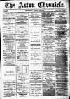 Birmingham & Aston Chronicle Saturday 18 March 1876 Page 1