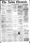 Birmingham & Aston Chronicle Saturday 22 April 1876 Page 1