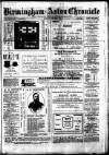 Birmingham & Aston Chronicle Saturday 27 January 1883 Page 1