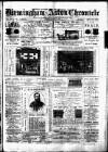 Birmingham & Aston Chronicle Saturday 28 July 1883 Page 1