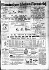 Birmingham & Aston Chronicle Saturday 02 June 1888 Page 1