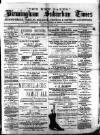 Birmingham Suburban Times Saturday 03 January 1885 Page 1