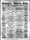 Birmingham Suburban Times Saturday 07 March 1885 Page 1
