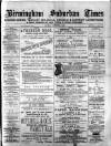 Birmingham Suburban Times Saturday 05 September 1885 Page 1