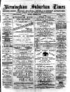 Birmingham Suburban Times Saturday 12 December 1885 Page 1
