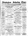 Birmingham Suburban Times Saturday 16 January 1886 Page 1