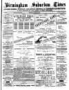Birmingham Suburban Times Saturday 27 March 1886 Page 1