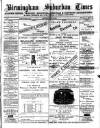 Birmingham Suburban Times Saturday 29 May 1886 Page 1