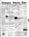 Birmingham Suburban Times Saturday 13 November 1886 Page 1