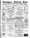Birmingham Suburban Times Saturday 12 March 1887 Page 1
