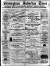 Birmingham Suburban Times Saturday 14 May 1887 Page 1