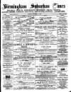 Birmingham Suburban Times Saturday 10 September 1887 Page 1