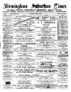 Birmingham Suburban Times Saturday 17 March 1888 Page 1