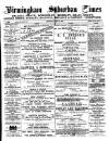 Birmingham Suburban Times Saturday 14 April 1888 Page 1