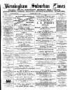 Birmingham Suburban Times Saturday 19 May 1888 Page 1