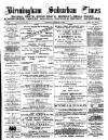 Birmingham Suburban Times Saturday 01 September 1888 Page 1