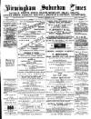 Birmingham Suburban Times Saturday 08 December 1888 Page 1