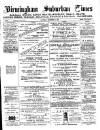 Birmingham Suburban Times Saturday 15 December 1888 Page 1