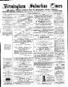 Birmingham Suburban Times Saturday 22 December 1888 Page 1