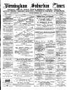 Birmingham Suburban Times Saturday 09 February 1889 Page 1