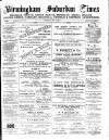 Birmingham Suburban Times Saturday 25 May 1889 Page 1