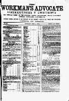 Workman's Advocate (Merthyr Tydfil) Saturday 04 July 1874 Page 1