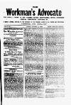 Workman's Advocate (Merthyr Tydfil) Friday 14 August 1874 Page 1