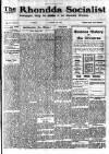 Rhondda Socialist Newspaper Saturday 31 August 1912 Page 1
