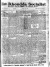 Rhondda Socialist Newspaper Saturday 15 March 1913 Page 1