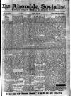 Rhondda Socialist Newspaper Saturday 29 March 1913 Page 1