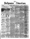 Ballymena Advertiser Saturday 20 December 1873 Page 1