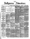 Ballymena Advertiser Saturday 24 October 1874 Page 1