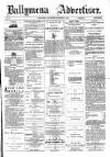 Ballymena Advertiser Saturday 12 November 1881 Page 1