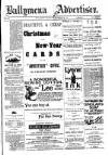 Ballymena Advertiser Saturday 24 December 1887 Page 1