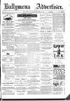Ballymena Advertiser Saturday 24 November 1888 Page 1