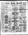 Cork Daily Herald Saturday 15 February 1896 Page 1