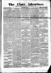 Clare Advertiser and Kilrush Gazette Saturday 18 September 1869 Page 1