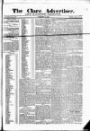 Clare Advertiser and Kilrush Gazette Saturday 04 December 1869 Page 1