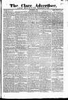 Clare Advertiser and Kilrush Gazette Saturday 09 September 1871 Page 1