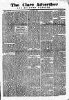 Clare Advertiser and Kilrush Gazette Saturday 20 January 1877 Page 1
