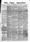 Clare Advertiser and Kilrush Gazette Saturday 03 April 1880 Page 1