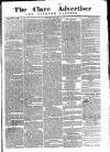 Clare Advertiser and Kilrush Gazette Saturday 30 October 1880 Page 1