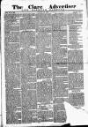 Clare Advertiser and Kilrush Gazette Saturday 21 January 1882 Page 1