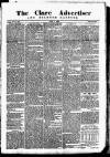 Clare Advertiser and Kilrush Gazette Saturday 03 June 1882 Page 1